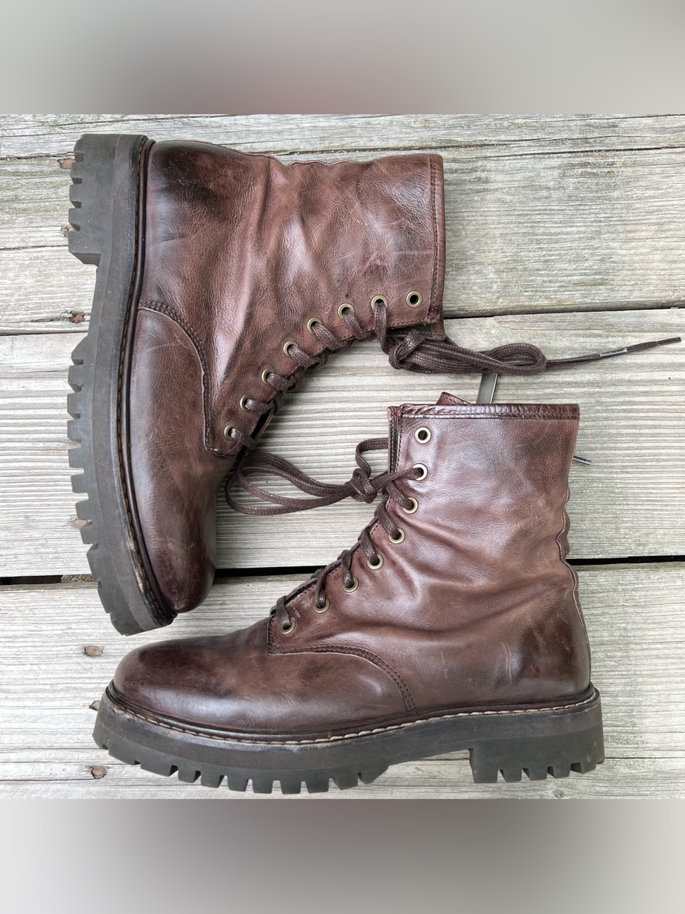 Thursday Combat Boot Size 6.5 Java Brown